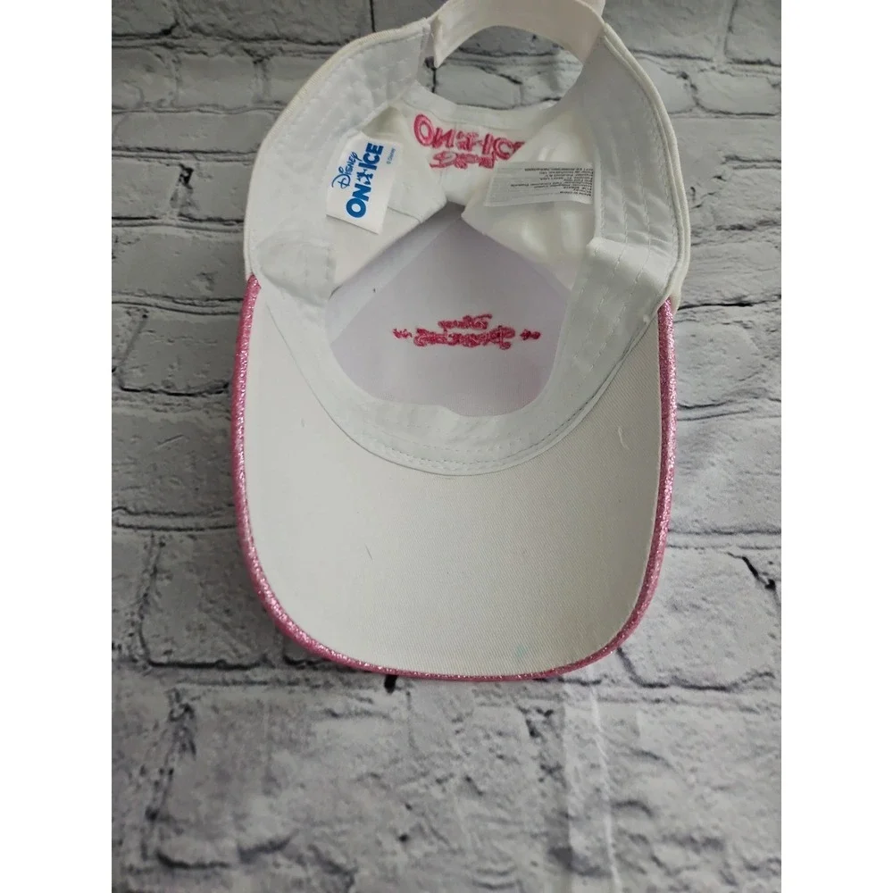 Disney On Ice Princess Hat Girls Youth Baseball Cap Pink Glitter Souvenire